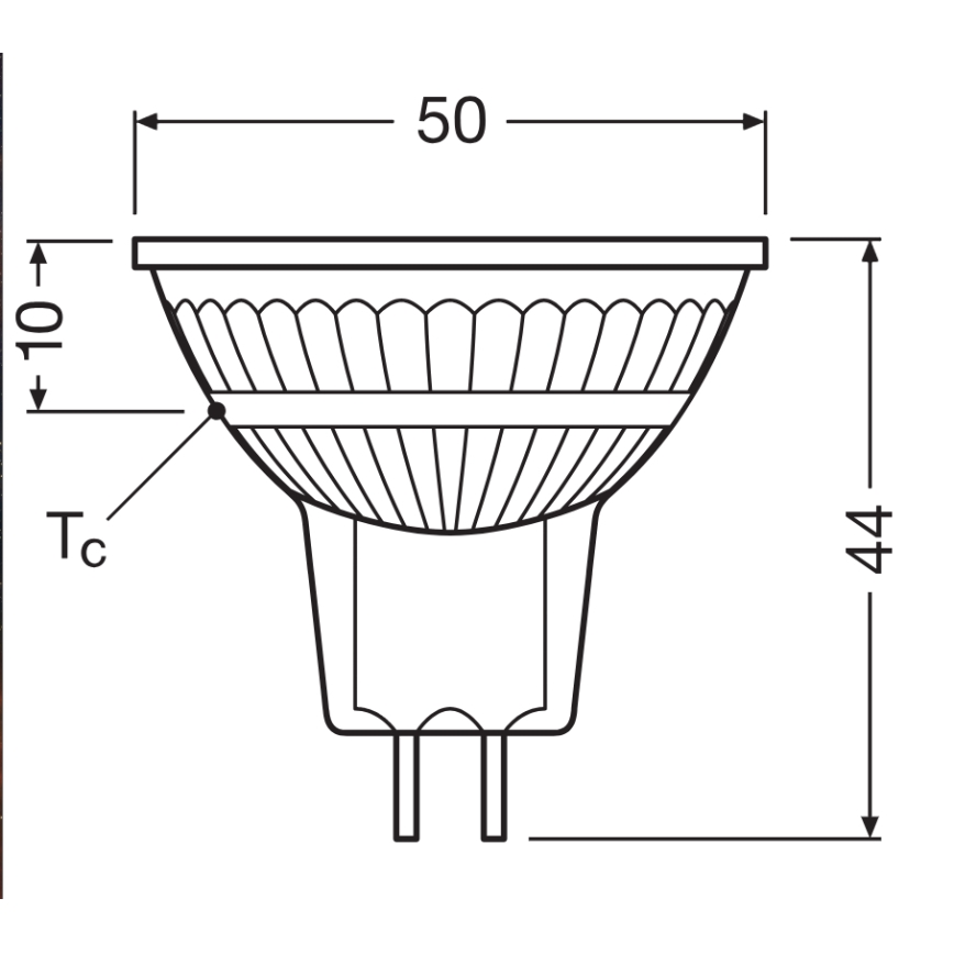 Dimmbarer LED-Reflektor MR16 GU5,3/3,4W/12V 4000K 36° CRI 90 - Ledvance