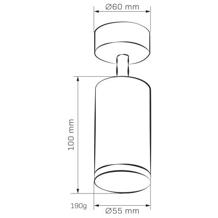Dimmbare LED RGBW Einbaustrahler TURYN 1xGU10/6,5W/230V 2700-6500K Wi-Fi IP44 weiß