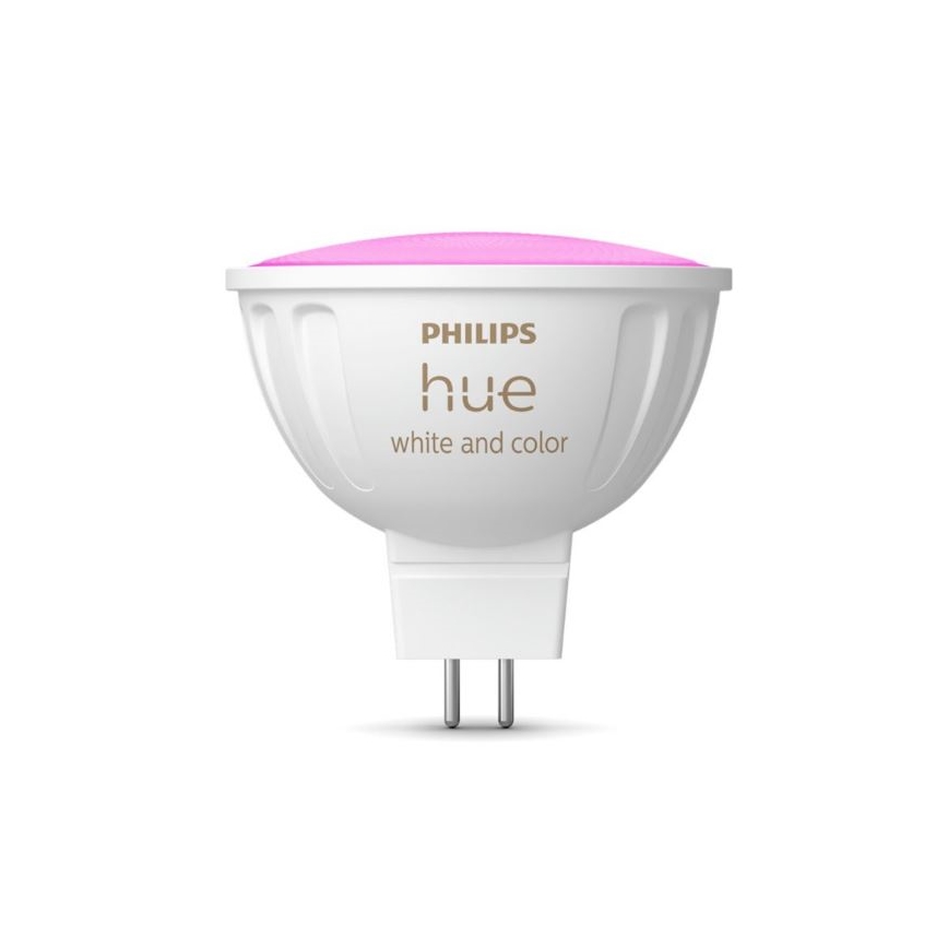 Dimmbare LED-RGBW-Glühbirne Philips Hue White And Color Ambiance GU5,3/MR16/6,3W/12V 2000-6500K