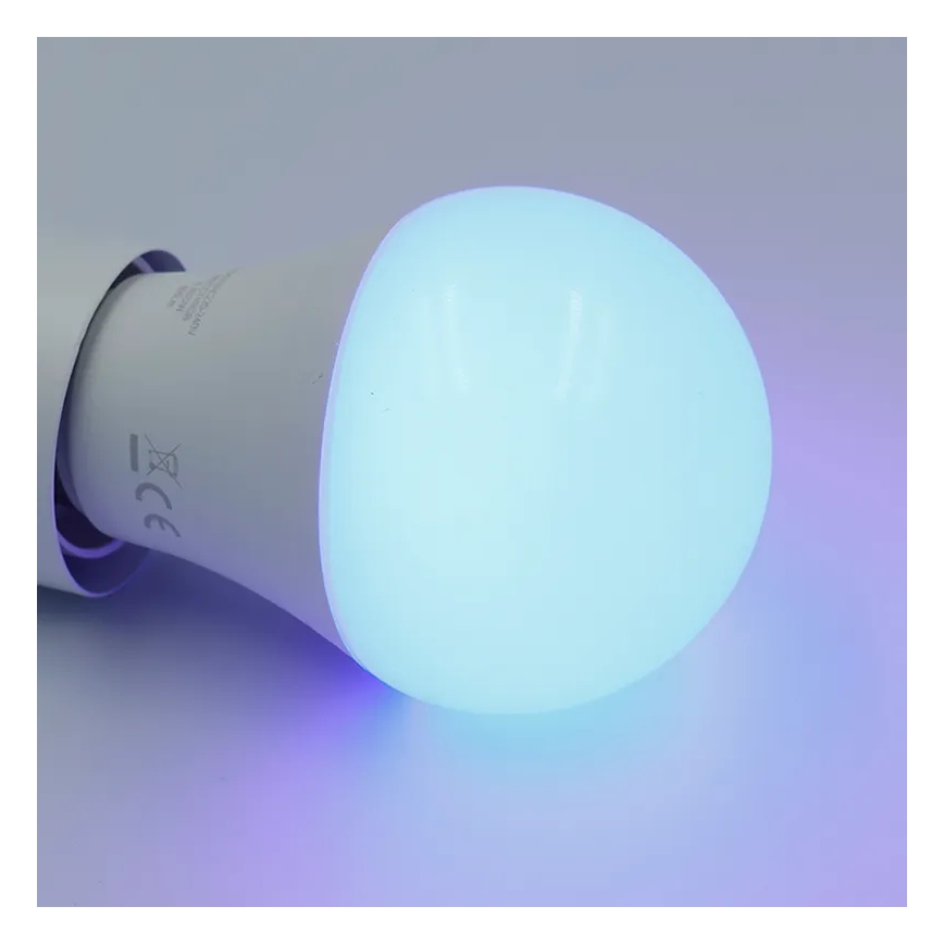 Dimmbare LED-RGBW-Glühlampe A60 E27/9W/230V 2700-6500K Wi-Fi Tuya