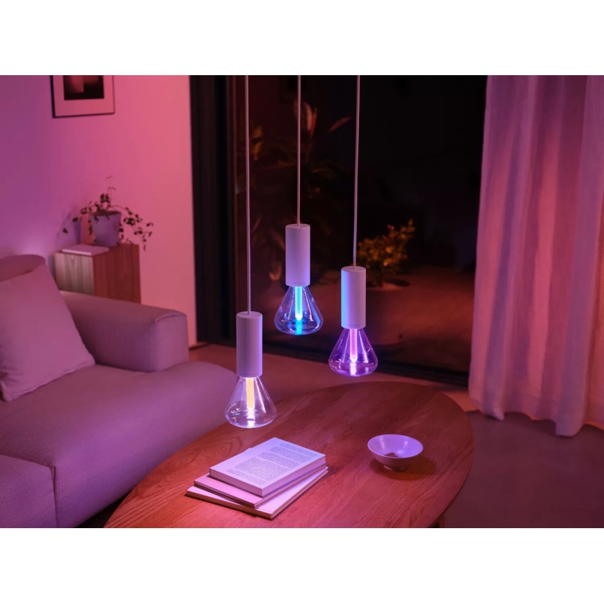 Dimmbare LED-RGBW-Glühlampe Philips Hue White And Color Ambiance E27/6,8W/230V 2000-6500K