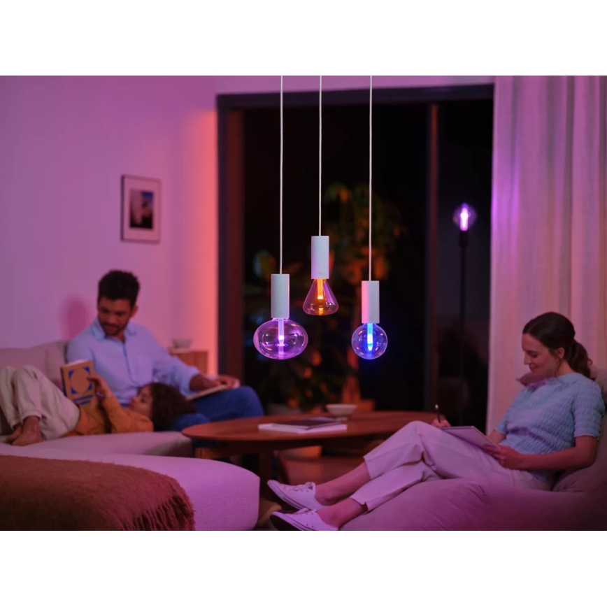 Dimmbare LED-RGBW-Glühlampe Philips Hue White And Color Ambiance E27/6,8W/230V 2000-6500K