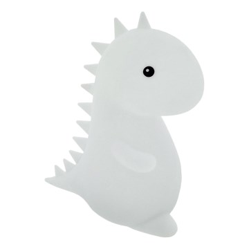 Dimmbare LED-RGBW-Kinderleuchte mit Touch-Funktion LED/1W/5V USB 1200 mAh Dinosaurier