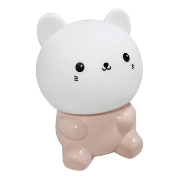 Dimmbare LED-RGBW-Kinderleuchte mit Touch-Funktion LED/1W/5V USB 1200 mAh Katze