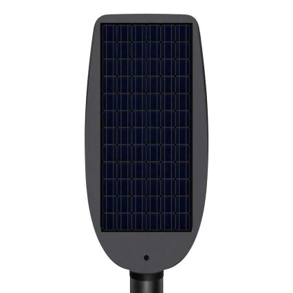 Dimmbare LED-Solar-Straßenleuchte mit Sensor VENICE LED/200W/3,2V 12000 mAh IP65 schwarz + Fernbedienung