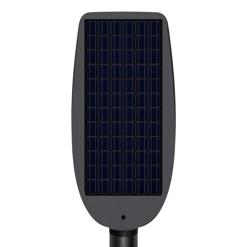 Dimmbare LED-Solar-Straßenleuchte mit Sensor VENICE LED/200W/3,2V 12000 mAh IP65 schwarz + Fernbedienung