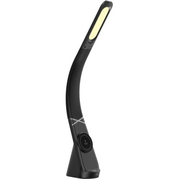 Dimmbare LED-Tischlampe mit kabellosem Laden MAGIC LED/5W/230V, schwarz