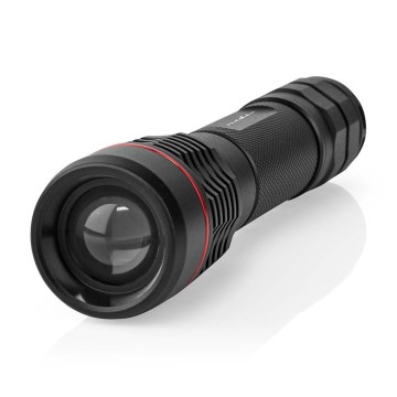 Dimmbare, wiederaufladbare Aluminium-LED-Taschenlampe LED/10W/5V 2200 mAh IPX7 schwarz