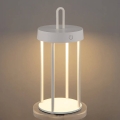 Dimmbare, wiederaufladbare LED-Tischlampe für den Außenbereich mit Touch-Bedienung GENTLE LED/1,5W/3,7V 3000 mAh IP44 weiß