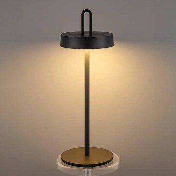 Dimmbare, wiederaufladbare Touch-LED-Tischleuchte für den Außenbereich SHINE LED/1,5W/3,7V 3000 mAh IP44 schwarz