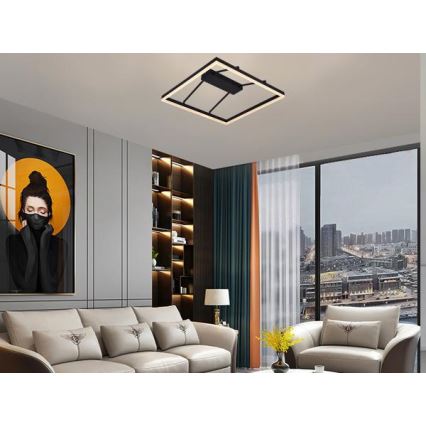 Dimmbarer LED-Deckenleuchter LED/55W/230V 3000-6500K + Fernbedienung