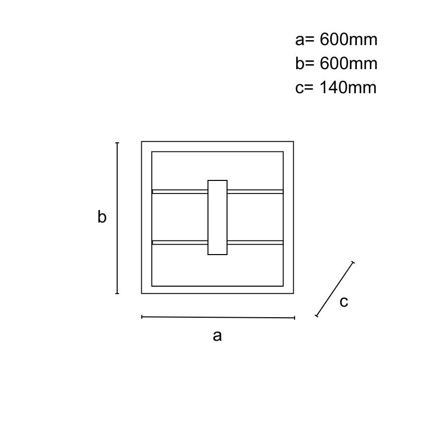 Dimmbarer LED-Deckenleuchter LED/55W/230V 3000-6500K + Fernbedienung
