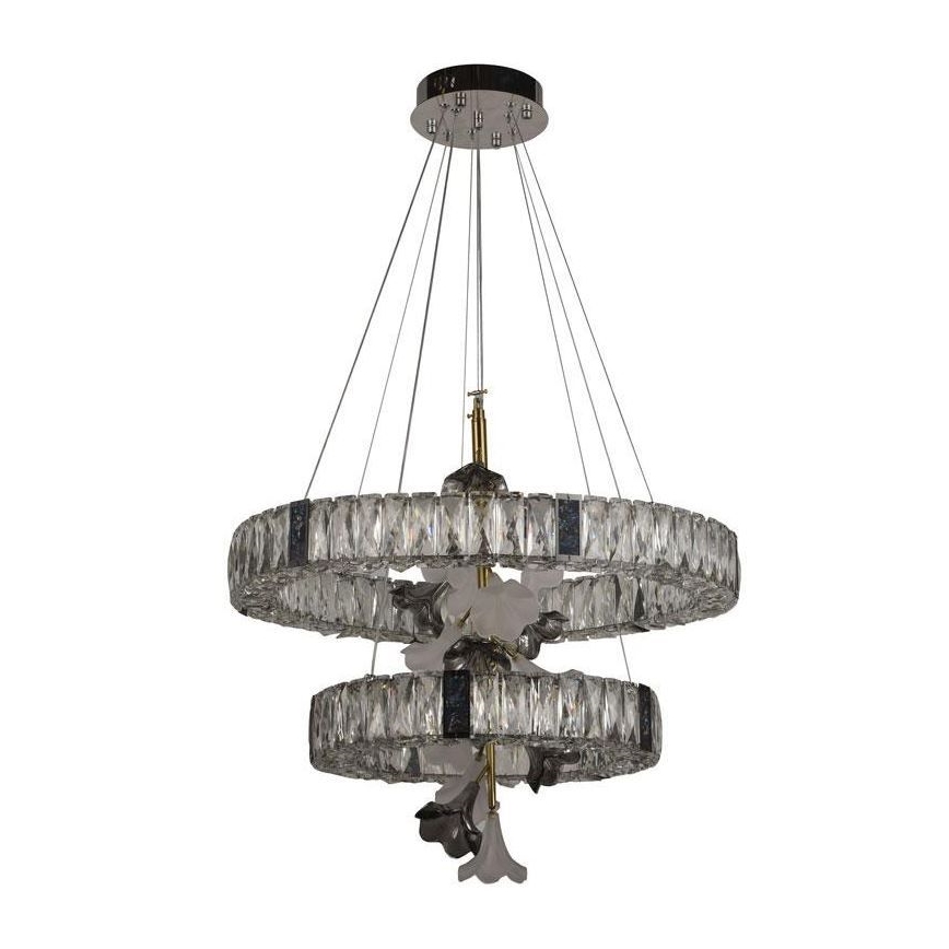 Dimmbarer LED-Kristall-Kronleuchter an Schnur LED/70W/230V 3000-6500K + Fernbedienung