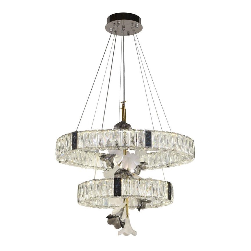 Dimmbarer LED-Kristall-Kronleuchter an Schnur LED/70W/230V 3000-6500K + Fernbedienung