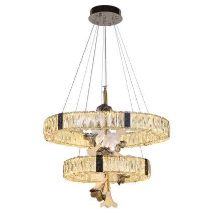 Dimmbarer LED-Kristall-Kronleuchter an Schnur LED/70W/230V 3000-6500K + Fernbedienung