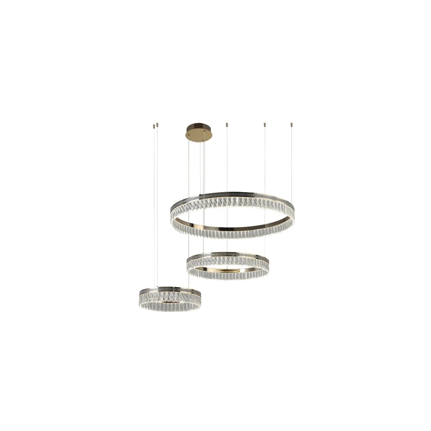 LED-dimmbarer Kristall-Pendelleuchter an Seil THALIA LED/120W/230V 3000-6000K + Fernbedienung