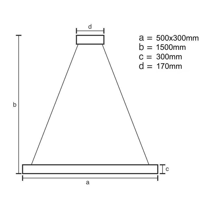 Dimmbare LED-Kristallkronleuchter an Schnur LED/70W/230V 3000-6500K golden + Fernbedienung