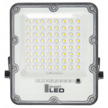 Dimmbarer LED-Solarstrahler LED/100W/3,2V 5000K 10500 mAh IP65 schwarz + Fernbedienung