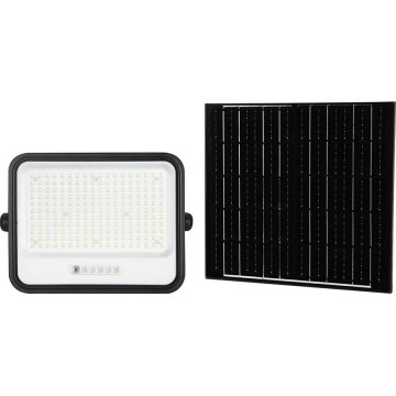 Dimmbarer LED-Solarfluter LED/400W/3,2V 2000-8000K IP65 20000 mAh schwarz + Fernbedienung