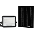Dimmbarer Solar-LED-Strahler 100W (3,2V) 2000–8000K IP65 5000 mAh Schwarz – mit Fernbedienung