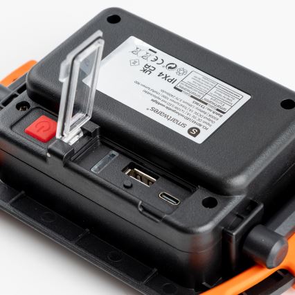 Dimmbarer wiederaufladbarer LED-Strahler 10W/5V USB 6500K IP44