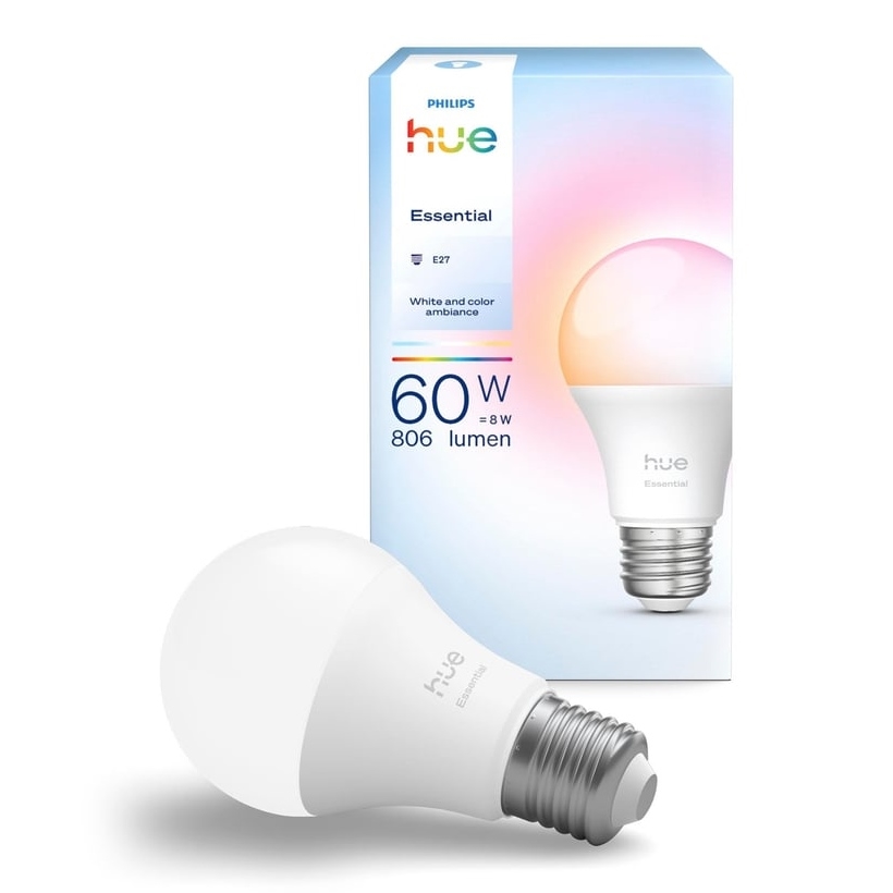 Dimmbares LED-Leuchtmittel Philips Hue White And Color Ambiance Essential E27/8W/230V 2200-6500K