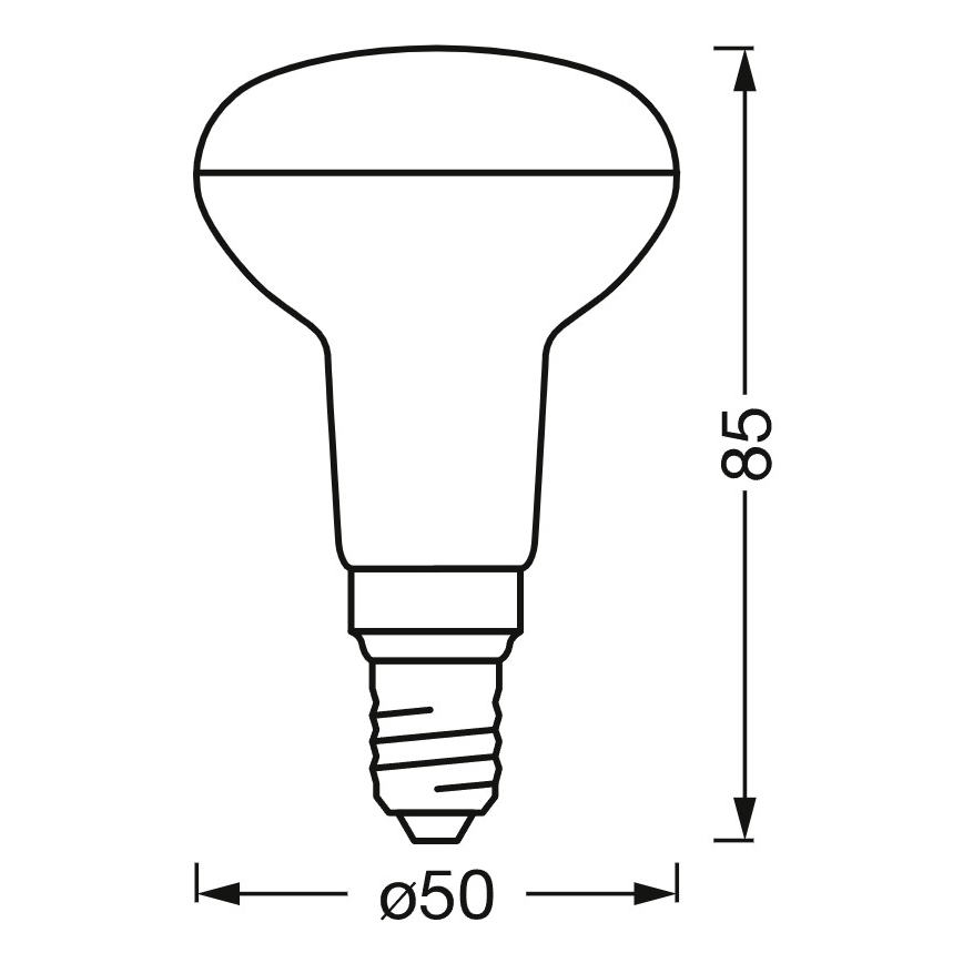 Dimmbare LED-Reflektorlampe SMART+ R50 E14/3,3W/230V 2700-6500K Wi-Fi - Ledvance
