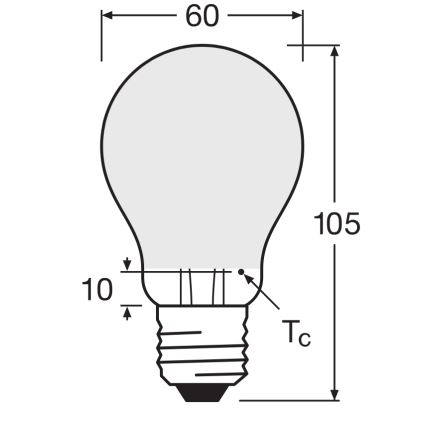 Dimmbares LED-Leuchtmittel SUPERSTAR CLASSIC A60 E27/4,8W/230V 4000K - Osram