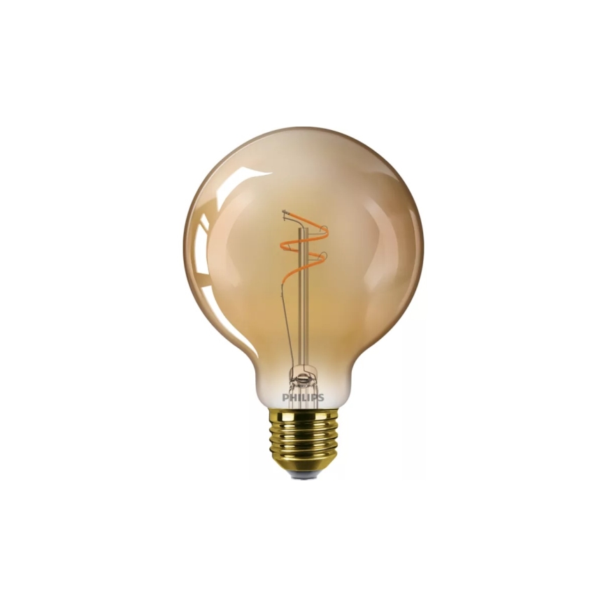 Dimmbares LED-Vintage-Leuchtmittel Philips G95 E27/3,1W/230V 1800K