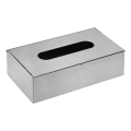 Dispenser per fazzoletti di carta in acciaio inox/cromo opaco