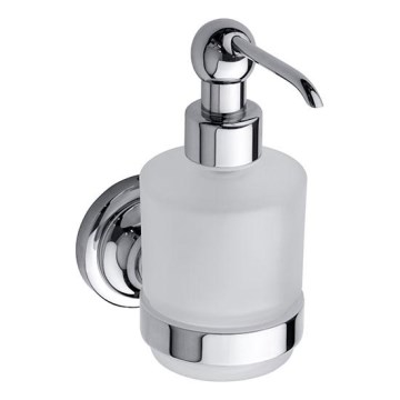 Dispenser per sapone 7,5x15 cm argento
