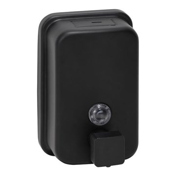 Dispenser per sapone 9,7x15 cm acciaio inossidabile/nero