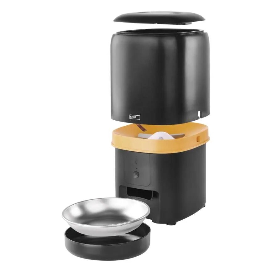 Distributeur automatique de nourriture 4 l/5V/3xD noir Wi-Fi