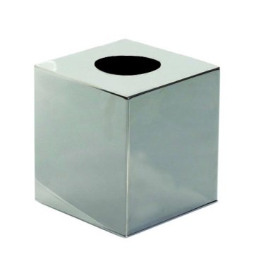 Distributeur de mouchoirs 12x13 cm argenté
