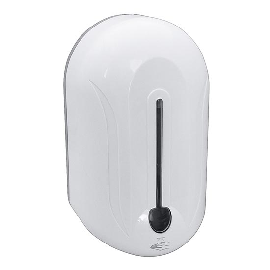 Distributeur de savon 14 x 23,5 cm, blanc