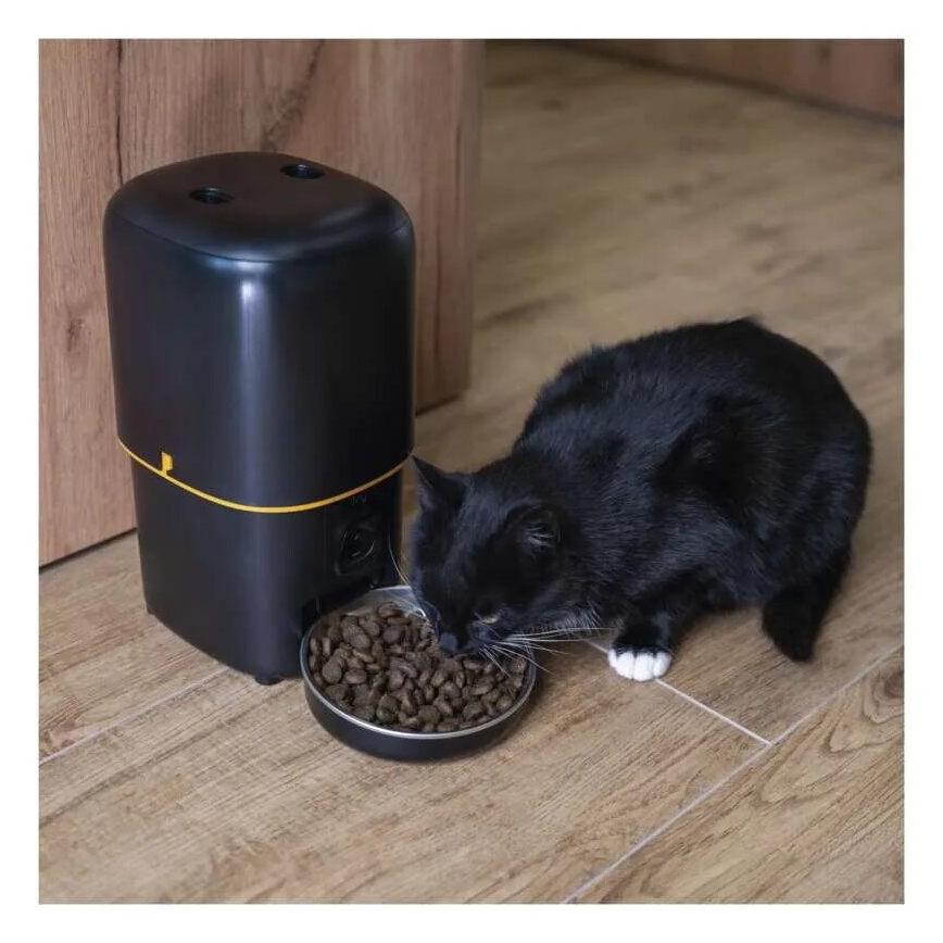 Distributore automatico di mangime 4 l/5V/3xD nero Wi-Fi