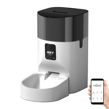 Distributore automatico di mangime con microfono e camera 9l/230V Wi-Fi