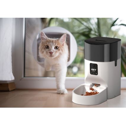 Distributore automatico di mangime con microfono e camera 9l/230V Wi-Fi