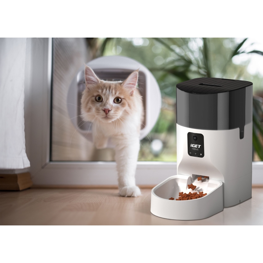 Distributore automatico di mangime con microfono e camera 9l/230V Wi-Fi