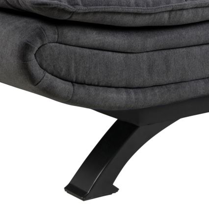 Divano letto due posti AIRI grigio scuro