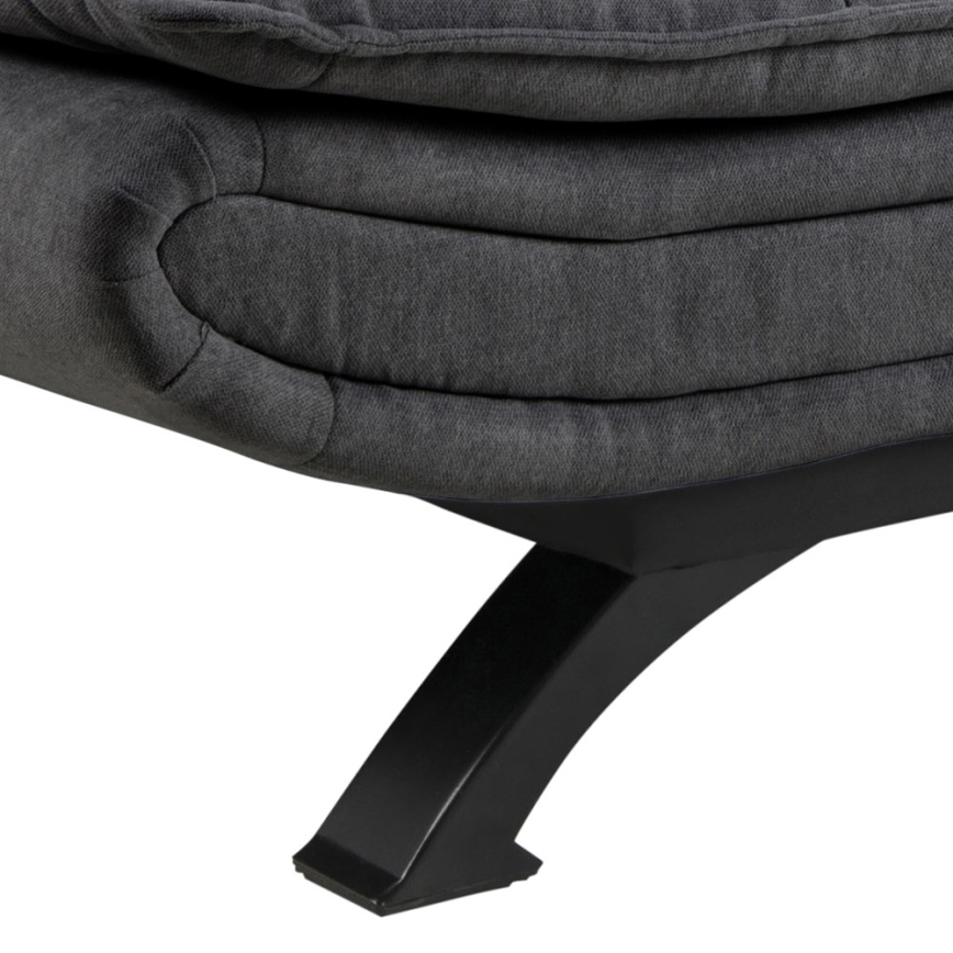 Divano letto due posti AIRI grigio scuro