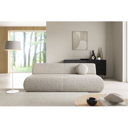 Divano letto 3 posti con contenitore PRATO beige