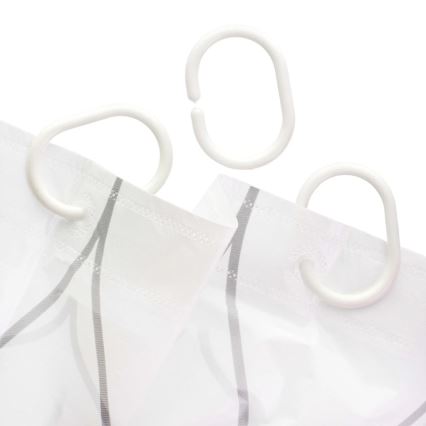 Doccia tenda TORO EASY 178x199 cm bianco/nero