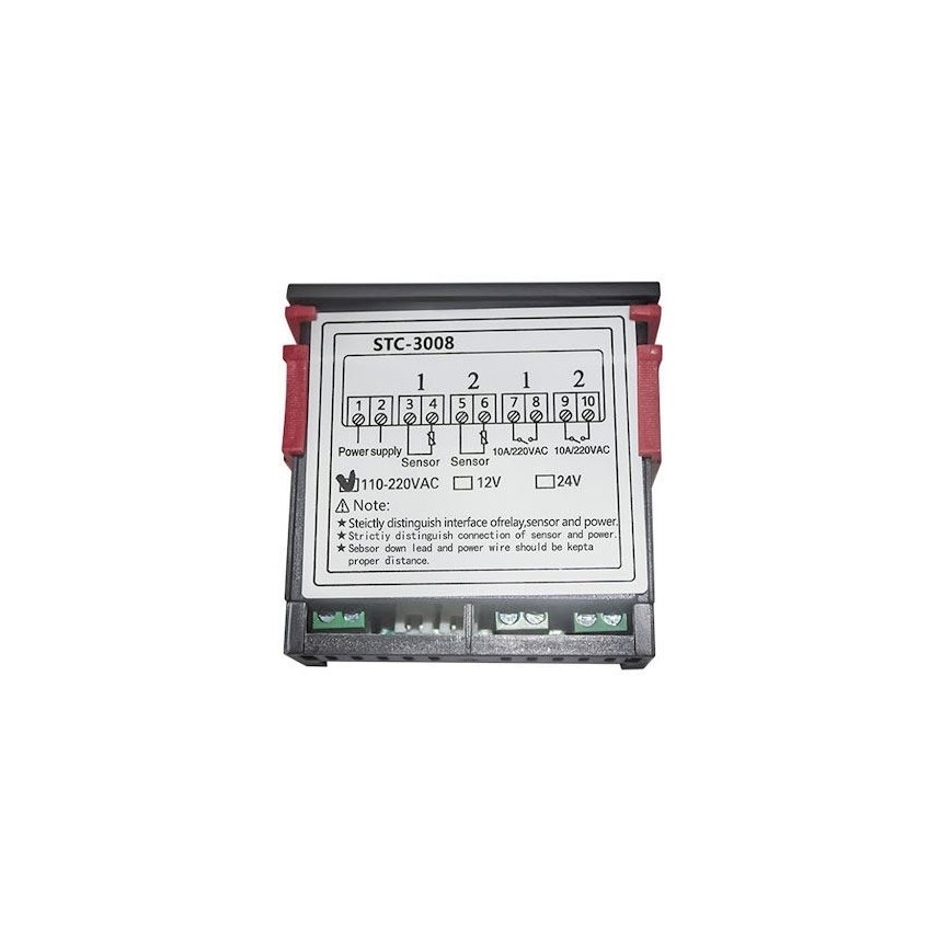 Double thermostat numérique 3W/230V