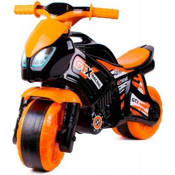 Draisienne moto orange/noir