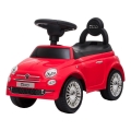 Draisienne voiture Fiat 500 2xAA rouge