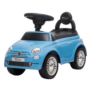 Draisienne voiture Fiat 500 bleue