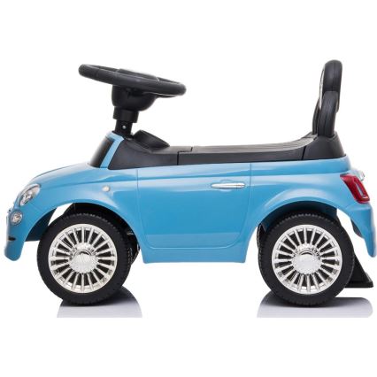 Draisienne voiture Fiat 500 bleue