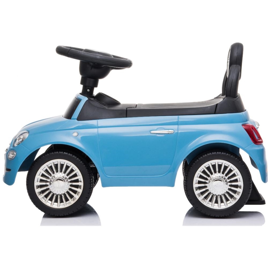 Draisienne voiture Fiat 500 bleue