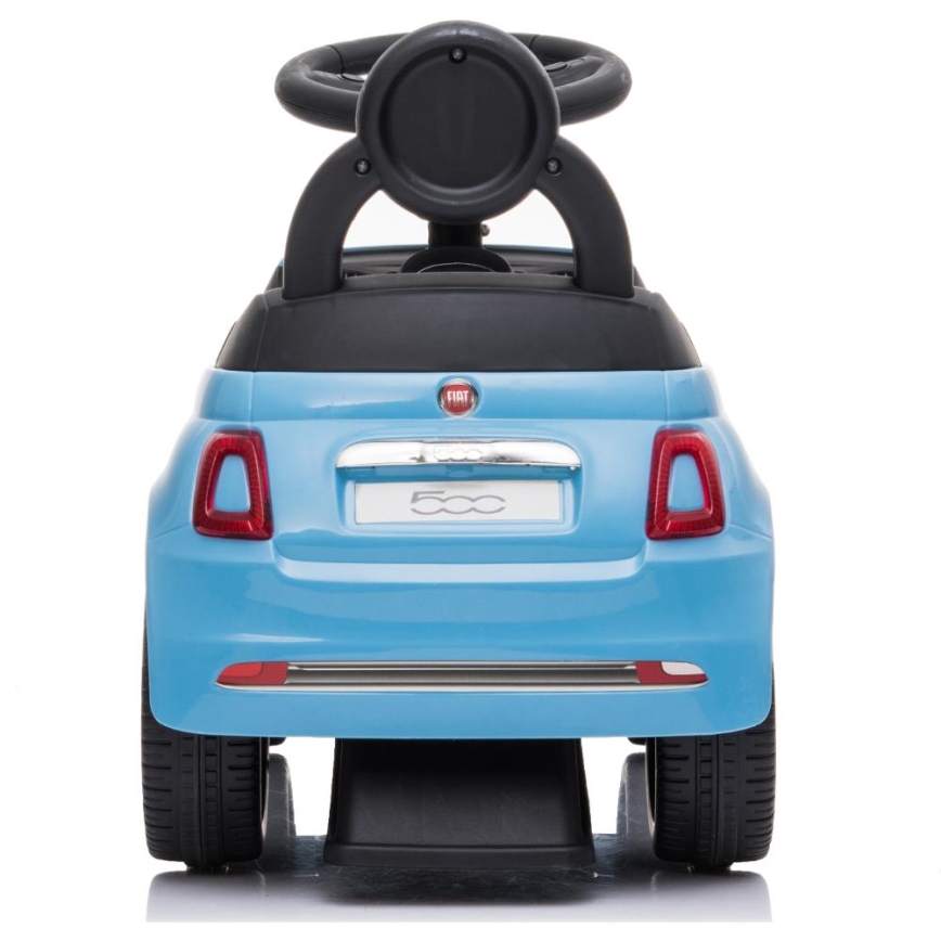 Draisienne voiture Fiat 500 bleue